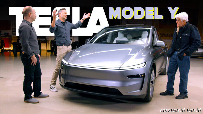 Jay Leno guida la Tesla Model Y del 2026, in arrivo le versioni prestazionali | Carscoops